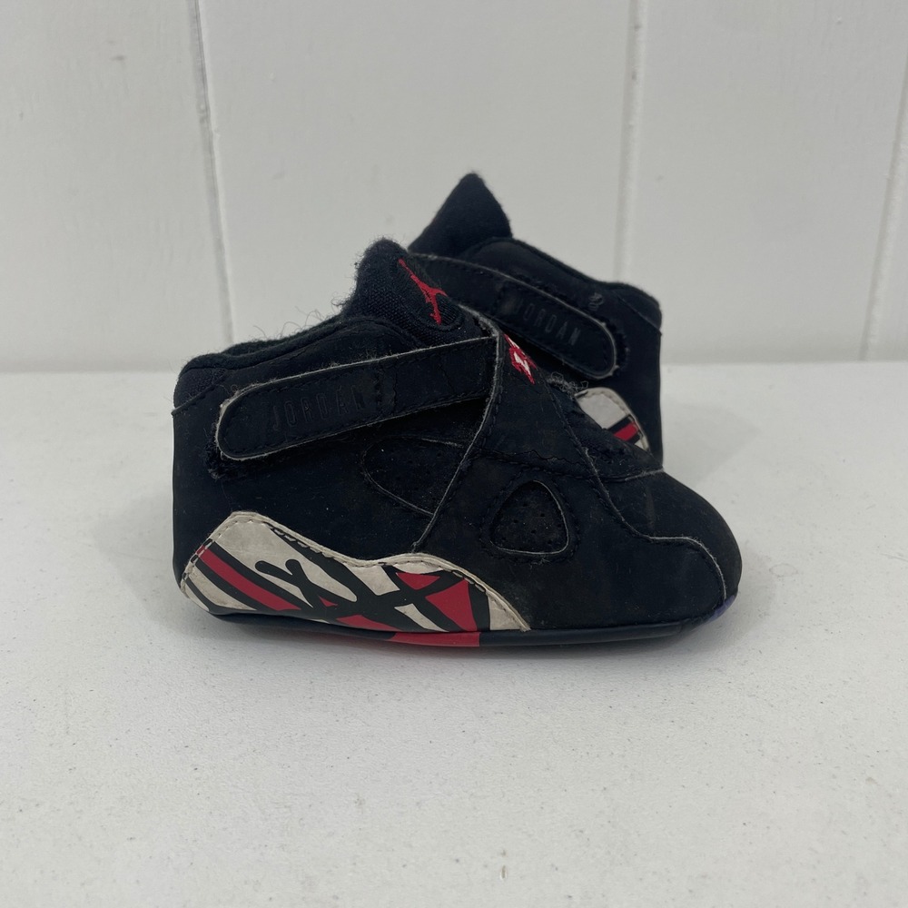 Air Jordan Retro VIII 8 Playoffs 2007 305362-061 Toddler Soft Bottom 4C No Box
